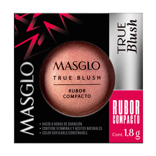Rubor Compacto Masglo True Blush Atrevida x 1.8 gr