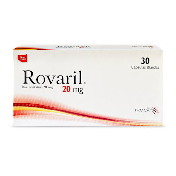 Rovaril Rosuvastatina 20 mg Caja x 30 Cápsulas  