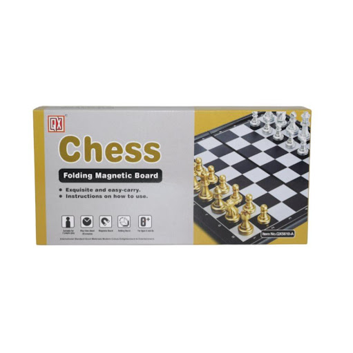 Ajedrez Mediano Magnetico Caja Plasticos Asociados  x 1 Un juego clásico que estimula la inteligencia, la planificación y la toma de decisiones. Perfecto para jugadores de todos los niveles.Características:Material: Plástico resistente con piezas imanadasD