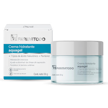 Crema Aquagel 7 Tipos Ácido Hialurónico Farmatodo x 50 gr  