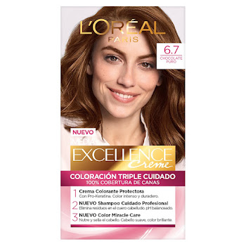 Tinte Loreal Excellence   Tono 6.7 Kit x 1 und  