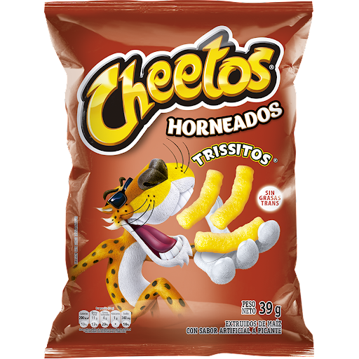 Pasabocas Cheetos Horneados Trissitos Picante x 34 gr