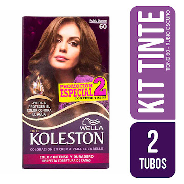 Tinte Wella Koleston Rubio Oscuro N°60 x 2 und  