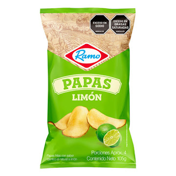 Papas Ramo Caseras Sabor A Limón x 105 gr  