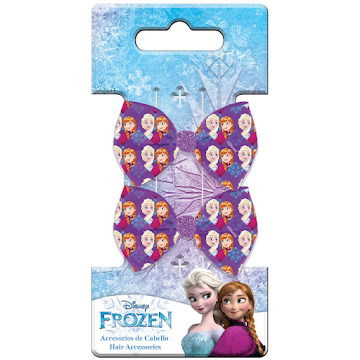 //Moños Elasticos Discaya Frozen x 2 Unidades  