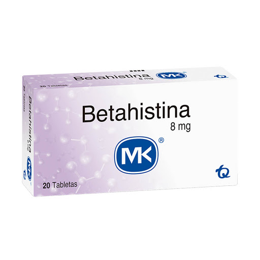 Betahistina 8 mg MK Caja x 20 Tabletas