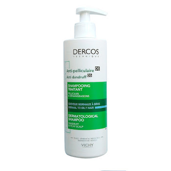 Shampoo Dercos DS Anticaspa Cabello Graso Vichy Botella x 390 ml  