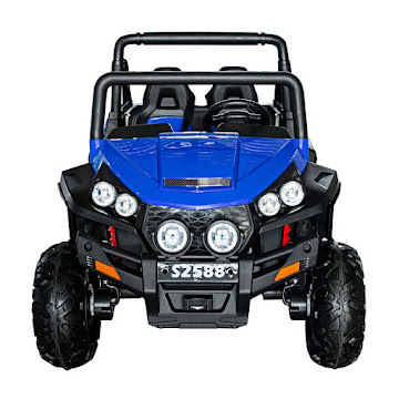 Solo Online Carro Electrico Vehiculo   Tipo Polaris Con Ruedas Super Tire Blue 