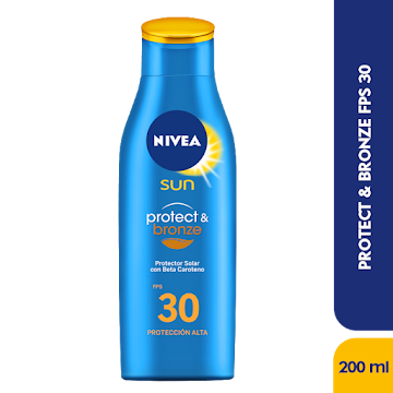 //Protector solar NIVEA SUN Protect & Bronze FPS30 UVA+UVB x125Ml         