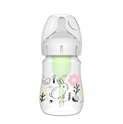 Tetero Boca Ancha 5 Oz Decorado Jardin Recien Nacidos Dr Brown´s Dr Browns Botella x 1 Tus opciones nunca han sido mejores que con el biberón de cuello ancho Anti-Colic Options+ de Dr. Brown's Natural Flow, ahora en una presentación decorada con divertidos dibujos infantiles pero conser