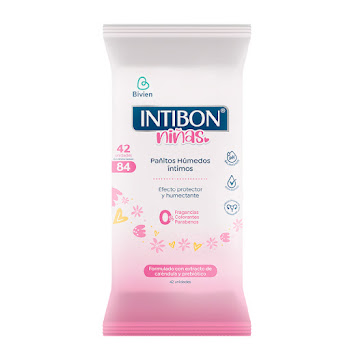 Pañitos Húmedos Intibon Niñas Paquete x 42 und  