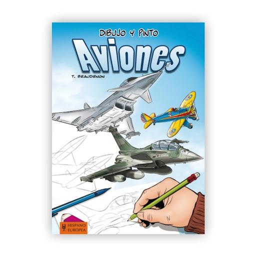 Dibujo Y Pinto Aviones Hispano Europea Libro x 1.0 Dibujo y pinto aviones   Un método sencillo y rápido para dibujar y pintar en pocas etapas, desde el esbozo a lápiz hasta el coloreado, tus aviones favoritos  Descubre con esta obra cómo diseñar avion