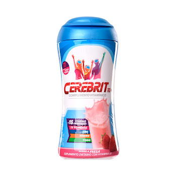 Cerebrit Fresa Complemento Vitamínico Frasco x 330 gr  