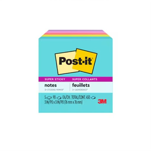 Notas Adhesivas Post It 90 Hojas x 1 und