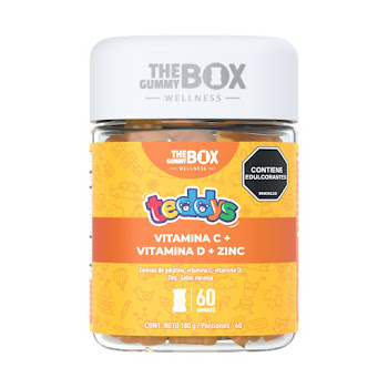 Gomas Masticables The Gummy Box Teddys Frasco x 180 g  