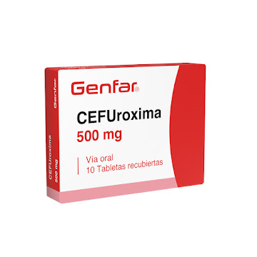 CEFUROXIMA GENFAR   500MG TABLETAS CAJA X10TAB  