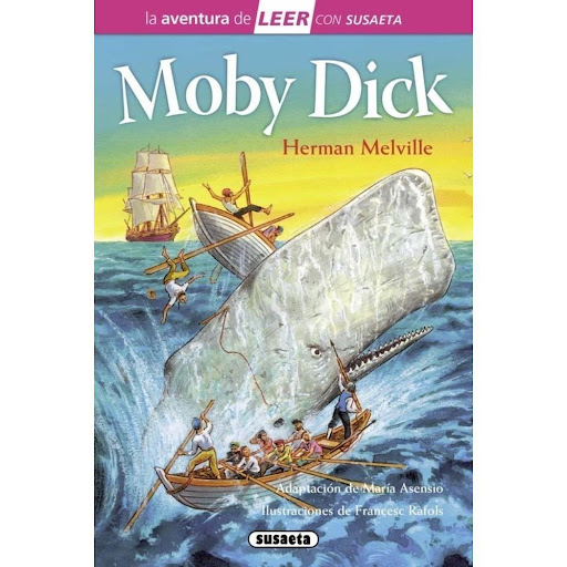 Moby Dick (t.d) Nivel 3 Susaeta Ediciones Libro x 1.0 MOBY DICK(T.D), NIVEL 3  En Moby Dick, Melville reflexiona sobre la maldad, encarnada en los dos protagonistas: por un lado, la ballena, que representa el mal sin sentido, pues destruye lo que encuent