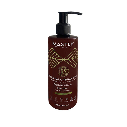 Crema Para Peinar Dual Keratina Generics x 250 ml MASTER PROFESSIONAL Frasco x 250 ml x 1 und undefined