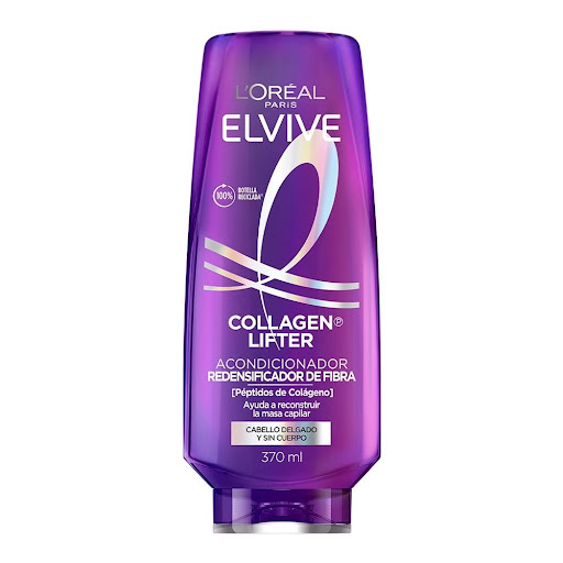 Acondicionador Elvive Collagen Lifter Redensificador De Fibra Botella x 370 ml
