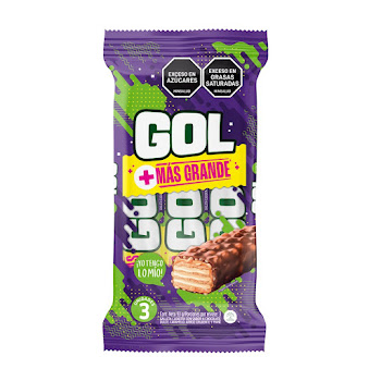 Chocolatina Gol Extra Contenido Paquete x 3 Unidades  