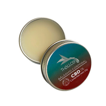 Bálsamo Corporal Thallos Cbd 1% Aroma Canela Lata x 15 gr   