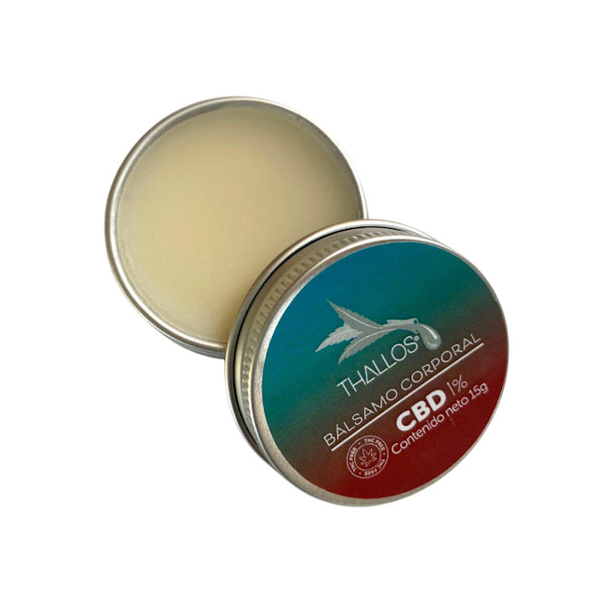 Bálsamo Corporal Thallos   Cbd 1% Aroma Canela Lata x 15 gr 