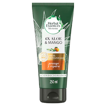 Acondicionador Herbal Essences Bio Renew x6 Aloe & Mango Protege & Repara Botella x 250 ml  
