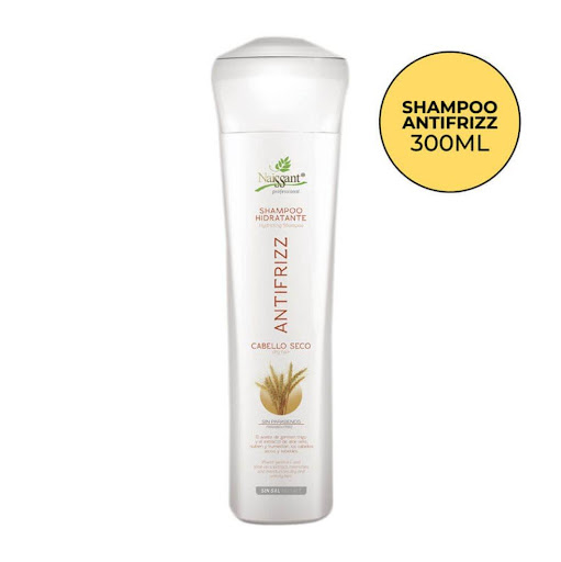 SHAMPOO NAISSANT ANTIFRIZZ X 300ML NAISSANT ENVASE 300ML x 1 El shampoo hidratante Anti Frizz de Naissant limpia y protege tu melena tinturada de los radicales libres, abre la cutícula. Gracias a la combinación de sus ingredientes, garantiza el valor nutritivo 
