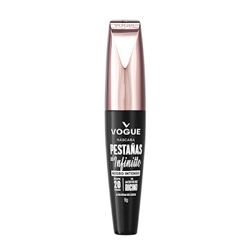 Pestañina Vogue Pestañas Al Infinito Negro Intenso x 9 gr  