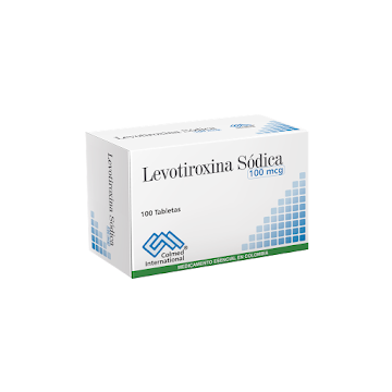 Levotiroxina Colmed 100 mcg Caja x 100 Tabletas  