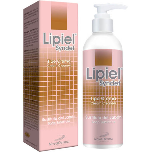 Crema Novaderma Lipiel Syndet Limpiador Sustituto De Jabón x 220 ml