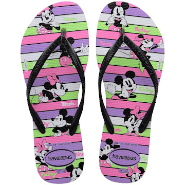 Sandalias Havaianas   Disney Morado T35-36 x 1 par 