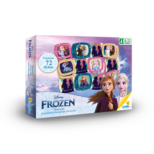 Juegos de Mesa Memoria Frozen Ronda Ronda Caja x 1 ¡Encuentra la pareja correcta!Busca la mayor cantidad de pares de fichas que coincidan.