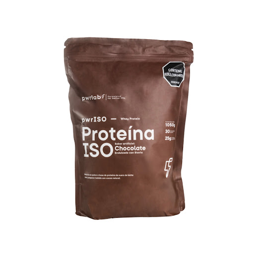 Proteína Iso Pwrlab Sabor Chocolate Bolsa x 1050 gr