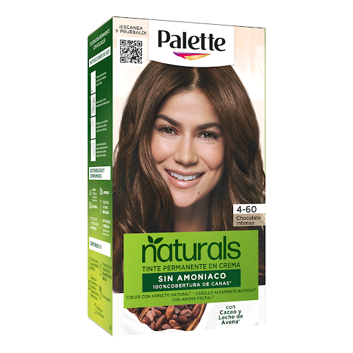 Tinte Palette Naturals Sin Amoniaco 4-60 Chocolate Intenso Caja x 1 und