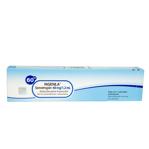 Ngenla Somatrogón 60 mg/Solución Inyectable Subcutánea 1.2 ml Pfizer Caja x 1 Aplicador Precargado