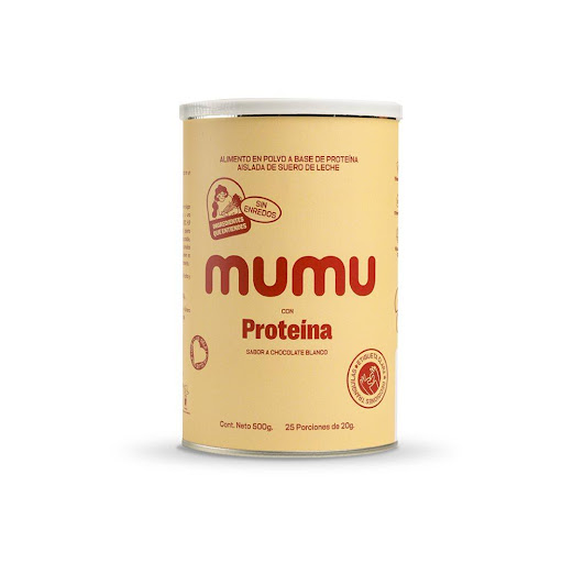 Proteina en Polvo 500 gr Mumu Tarro x 500 gr Una proteína diaria que acompaña el desarrollo muscular, mejora tu composición corporal y sostiene tu energía.

La Proteína de MUMU es un complemento nutricional diseñado para apoyar el desarrollo y m