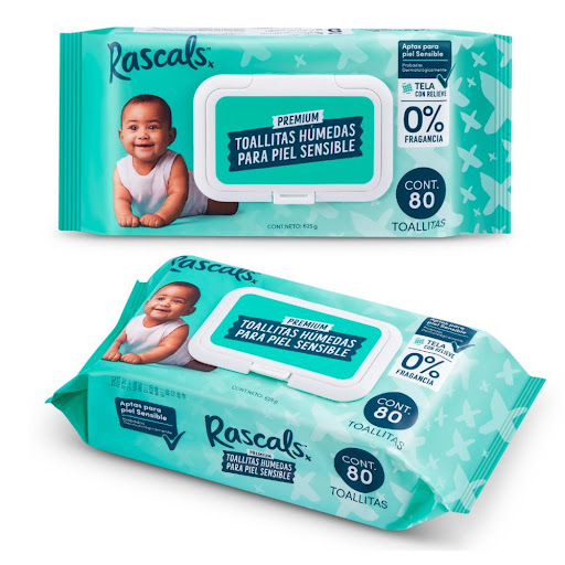 Set Pañitos Humedos Rascals Baby 160 Unds 2 Pq X 80 Rascals Set x2 paquetes de 80 unidades x 2 Gruesas + fuertes pero súper suaves con la piel del bebé, nuestras toallitas húmedas para piel sensible están certificadas dermatológicamente, tienen un pH balanceado y están libres de sustancias noci