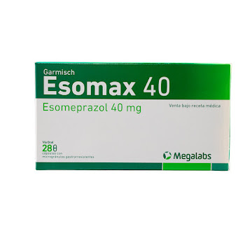 Esomax Esomeprazol 40mg Megalabs Caja x 28 Cápsulas  