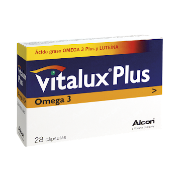 Vitalux Plus Omega 3 Alcon Caja x 28 Cápsulas  