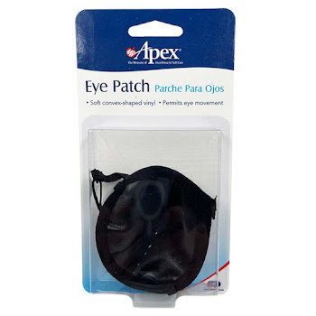 Parche Para Ojos Apex Color Negro Adulto x 1 und  