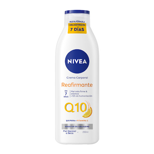Crema Corporal Nivea Reafirmante Q10 Creatina Botella x 250 ml