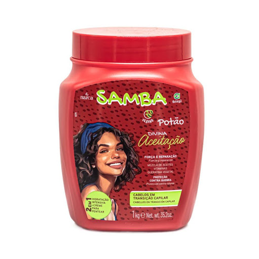 Crema Para Peinar Samba Divina Aceptación Nevada Frasco x 1 Kg