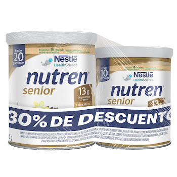 Nutren Senior Vainilla Nestle Oferta x 2 Tarros  