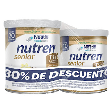 Nutren Senior Vainilla Nestle Oferta x 2 Tarros  