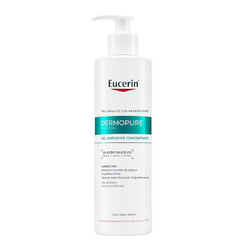 Gel Limpiador Eucerin Dermopure Facial Y Corporal Frasco x 400 ml  