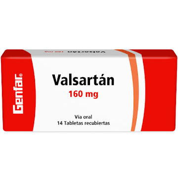 Valsartan 160 mg Genfar Caja x 14 Tabletas  