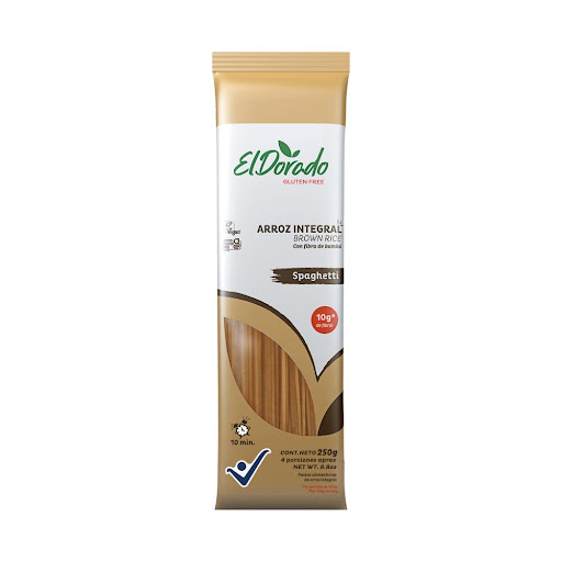 Pasta El Dorado De Arroz Integral Spaghetti Bolsa x 250 gr