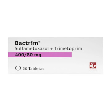 Bactrim Sulfametoxazol + Trimetoprim  400/80 mg Siegfried Caja x 20 Tabletas  