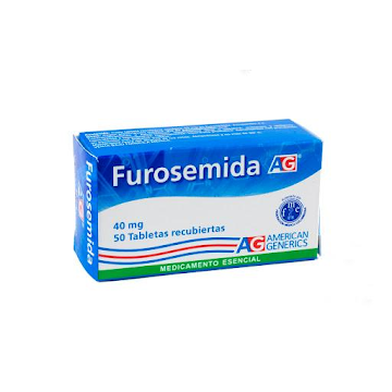 Furosemida AG 40 mg Caja x 50 Tabletas  